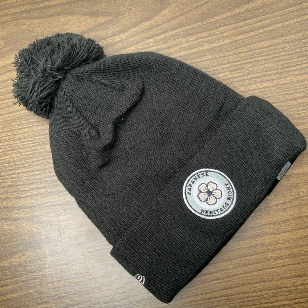 New Era Los Angeles Kings Japanese Heritage Night Black Beanie Hat NHL
